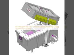 Durchsichtige Filtrationsbox mit 2 Pfund Kapazität und langlebiger Keramikfaserdichtung