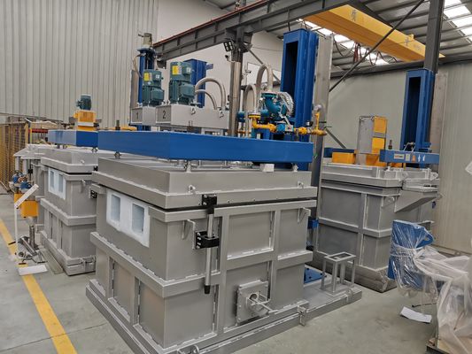 Inline-Rotorentgasungsanlage für Aluminiumschmelze 0 - 1200 °C Temperaturbereich Abmessungen 1200 x 800 x 1500 mm Hocheffiziente Gasentfernung Robuste Stahlkonstruktion