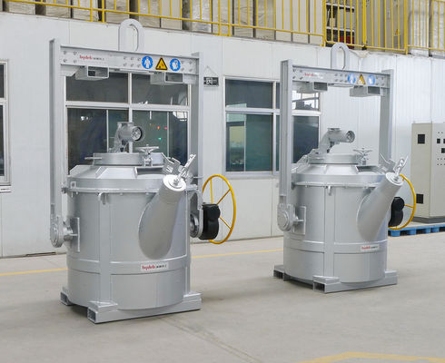 Mit Stahl verstärkte Schöpfkante für Schöpflöffel zum Transfer von geschmolzenem Aluminium für einen reibungslosen Transfer von flüssigem Aluminium