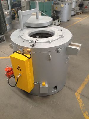 Hellgelbe Ofen-Druckguss-Induktions-schmelzendes Aluminium der Holding-800KG für LPD