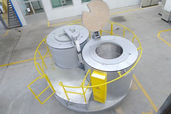 Grey Aluminum Crucible Furnace For HPD
