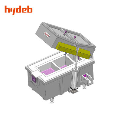 Elektrische Heizungs-flüssiger Aluminiumfiltrations-Kasten für Verunreinigungen und Schlacken-Filtration