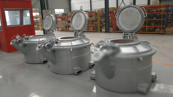 Flüssige Aluminiumübergangslangstreckenschöpflöffel, die nicht lange Nutzungsdauer Refactory nassmachen