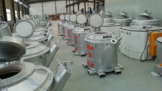 Flüssige Aluminiumübergangslangstreckenschöpflöffel, die nicht lange Nutzungsdauer Refactory nassmachen