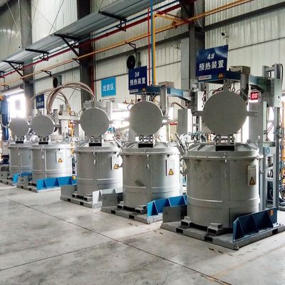 Stationärer flüssiger Aluminiumübergangsschöpflöffel, der System-Schöpflöffel-Vorwärmer vorheizt