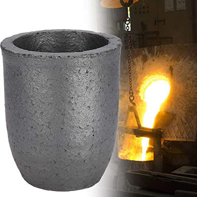 Bunter Graphittiegel 1000 Grad für schmelzende haltene Metalle