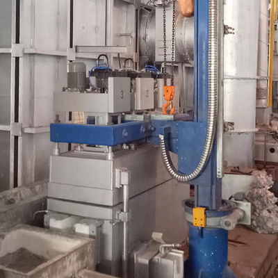 In der Linie Drehentgasungseinheit für das Entfernen des Wasserstoffs vom flüssigen Aluminium