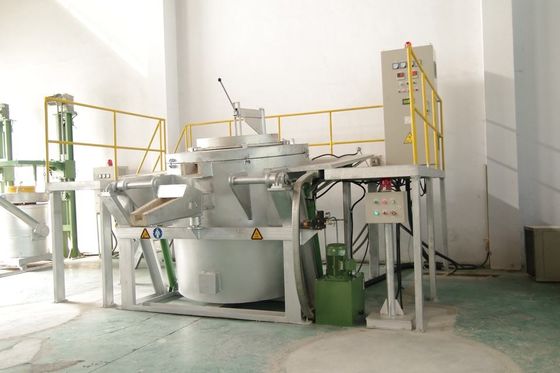 Aluminium-Shell Induction Melting Furnace 1 Ton With Electric Induction Heating