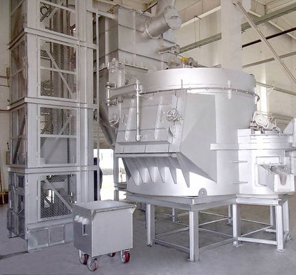 1 Ton Gas Fired Aluminum Scrap-Schmelzofen mit 4000 Kilowatt Aluminium-Shell