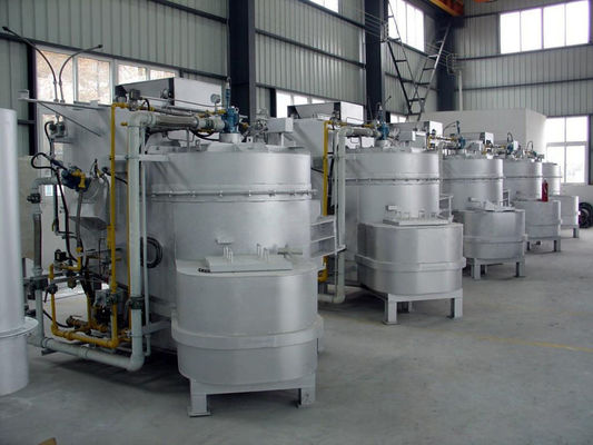 1 Ton Gas Fired Aluminum Scrap-Schmelzofen mit 4000 Kilowatt Aluminium-Shell