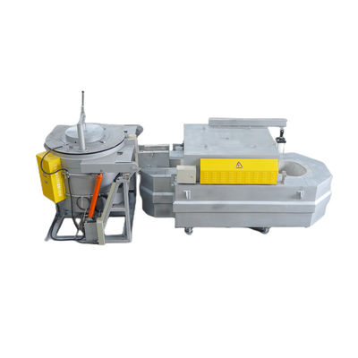 1 Tonnen-Stahleisen-Aluminiumschmelzofen-ölbefeuertes Metallwerfende Würfel-Form