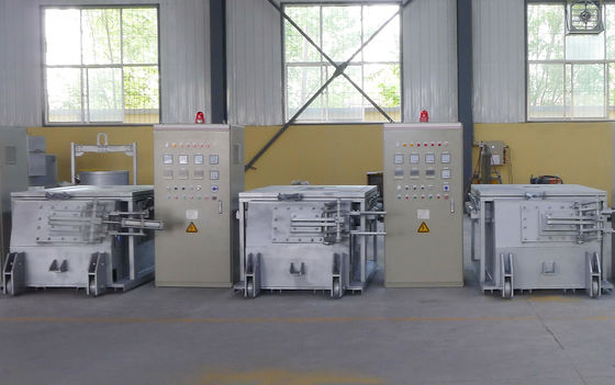 1 Tonnen-Stahleisen-Aluminiumschmelzofen-ölbefeuertes Metallwerfende Würfel-Form