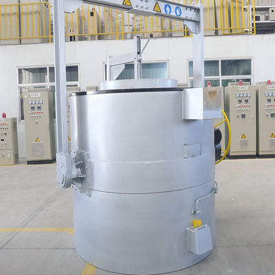kühlte elektrische Aluminiumschmelzofen-Luft 100kg 250kg 500kg 1T IGBT ab