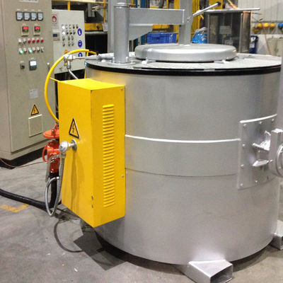 ±1C Temperaturkontrolle Genauigkeit Aluminiumschmelzofen mit Temperaturalarm und luftgekühlter Kühlmethode