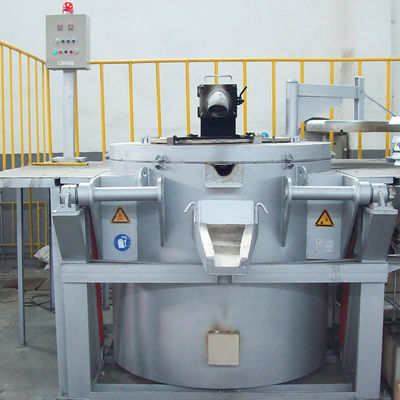 ±1C Temperaturkontrolle Genauigkeit Aluminiumschmelzofen mit Temperaturalarm und luftgekühlter Kühlmethode