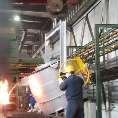 Hochpräzisions-Aluminium-Schmelzofen mit ±1C Temperatursteuerungsgenauigkeit und PLC-Steuerung