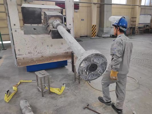 Effiziente Dreh- und Entgasungseinheit aus Edelstahl für das Aluminiumgusswerk