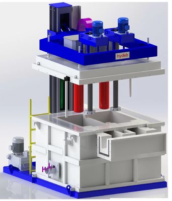 Hochleistungs-Aluminium-Entgasmaschine Arbeitsflüssigkeitsgehalt ≥ 250 Feuchtigkeit ppm ≤ 3 Spannung V 380±10%