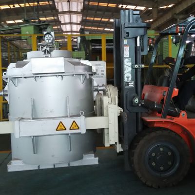 angepasste Temperaturbereiche geschmolzenes Aluminium-Transfer-Kesseln mit Griff