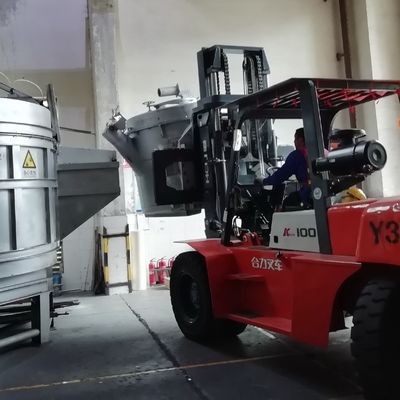 Individuell angepasste Schmelz-Aluminium-Übertragungsschüsseln Wärmebeständig Produktion verbessern