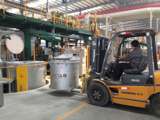 Industrielle Schmelz-Aluminium-Übertragungsschüsseln Höchstbetriebstemperatur ≤ 850 °C und Oberflächentemperaturanstieg ≤ 50 °C