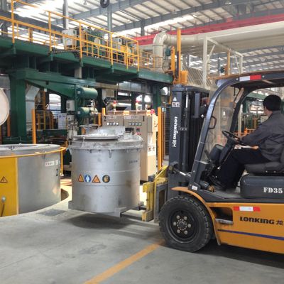Industrielle Schmelz-Aluminium-Übertragungsschüsseln Höchstbetriebstemperatur ≤ 850 °C und Oberflächentemperaturanstieg ≤ 50 °C