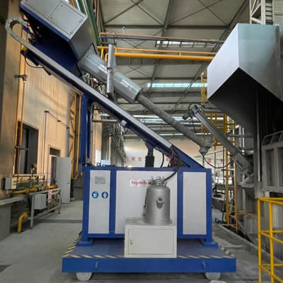 Drehmaschine für die Abgasung geschmolzener Aluminiumflüssigkeiten