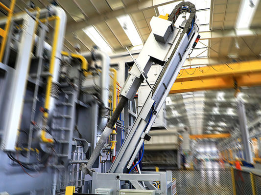 Rotationsflussinjektor mit Servomotor-Einspritzdruckregelung 0-300 mm/s Geschwindigkeit und 25 MPa Druck für die Aluminiumraffination