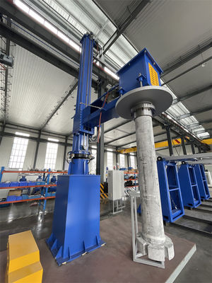 Graphit-Entgasungs-Rotor und -Welle mit 3000 kg Gesamtmaschinengewicht ≥ 99,996% Raffinationsgasreinheit