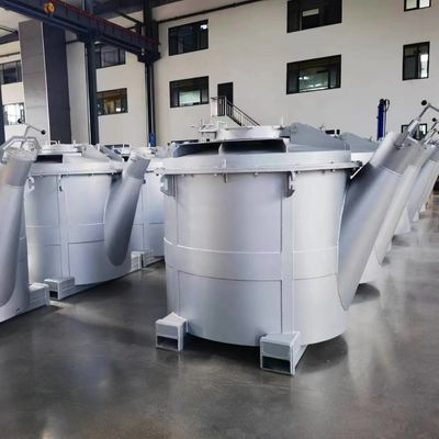 angepasste Temperaturbereiche Schmelz-Aluminium-Übertragungs-Löffel mit glatter Oberfläche und natürlicher Temperaturabnahme ≤ 12 °C/h