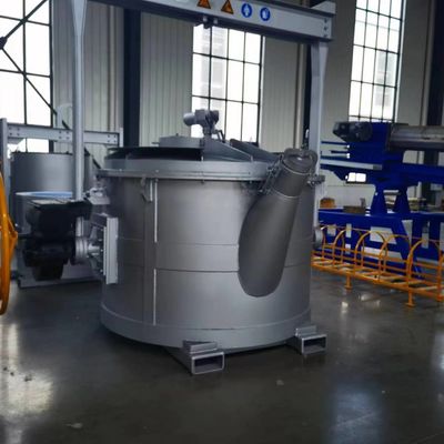 Individuell angepasste Temperaturbereiche geschmolzener Aluminium-Transfer-Kesseln mit Deckel und glatter Oberfläche