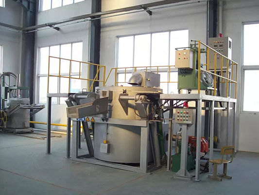 Reinheits-Stickstoff- oder Argongasflux-Injektionsmaschine mit einer Aluminiumflüssigkeitstemperatur von 680-750 °C und einer Graphitrotorschnelligkeit von 0 400 r/min