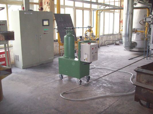 600 kg Dreh-Entgasungseinheit für die Raffination von Flusspartikelgröße ≤ 5 mm und Raffiniertes Flusspulver Sprühmenge 0~350 g/min
