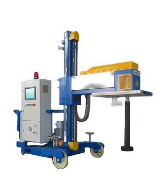 Maximale Durchflussgeschwindigkeit 6 ̊30 m3/h Flussinspritzmaschine für raffiniertes Gas mit einer Reinheit ≥ 99,996% 50L Eimerkapazität