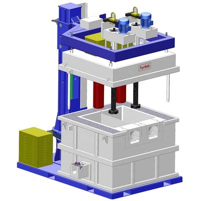 3-Phasen-Aluminium-Entgasmaschine mit Graphit-Rotorgeschwindigkeit von 100-600 R/Min und einstellbarem Druck von 0,1 bis 0,6 MPa