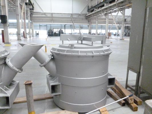 Individuell angepasste Temperaturbereiche geschmolzener Aluminium-Transfer-Kesseln mit Deckel und glatter Oberfläche