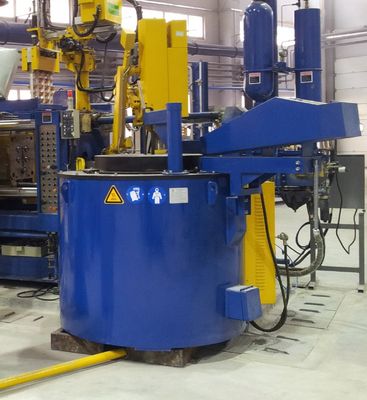 Schmelzkocher für geschmolzenes Aluminium Schmelzofen mit Doppelpunkt-Temperaturregelung Einheitliche Temperatur ≤ ± 5 °C