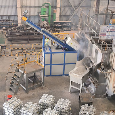 Aluminiumraffination Entgasmaschine Raffination Entgaszeit 0-99 Min Partikelgröße des Raffinationsflusses ≤5 mm