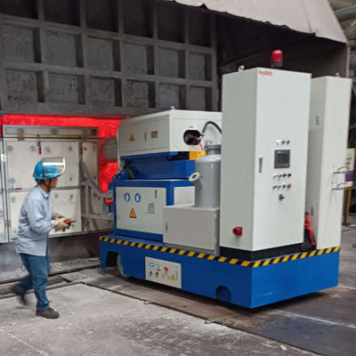 3kW Gesamtleistung Aluminiumraffination Entgasmaschine Einstellbarer Raffinationsgasdruck MPa 0,1-0,6 Anpassbar