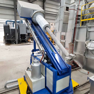 Einstellbare Entgasmaschine aus geschmolzenem Aluminium für die Durchflussrate von raffiniertem Gas und die Fluxpartikelgröße ≤ 5 mm