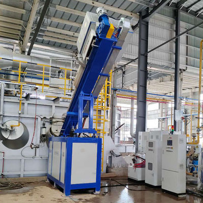 Einstellbare Entgasmaschine aus geschmolzenem Aluminium für die Durchflussrate von raffiniertem Gas und die Fluxpartikelgröße ≤ 5 mm