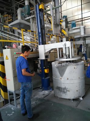 50 Hz Frequenz Aluminium Raffinations-Entgasmaschine mit ≥ 99,996% raffiniertem Gas Reinheitswirksamkeit und Präzision