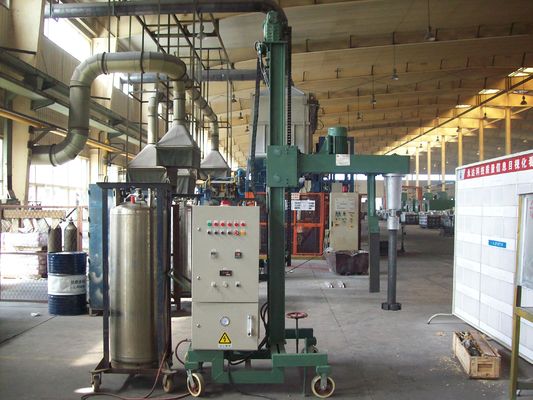 Reinheit Rotations-Entgasungseinheit mit einstellbarer Gasdurchflussrate 15-30 L/min Graphitrotorschnelligkeit r/min 0-600 Raffiniertes Gas Reinheit ≥ 99.996