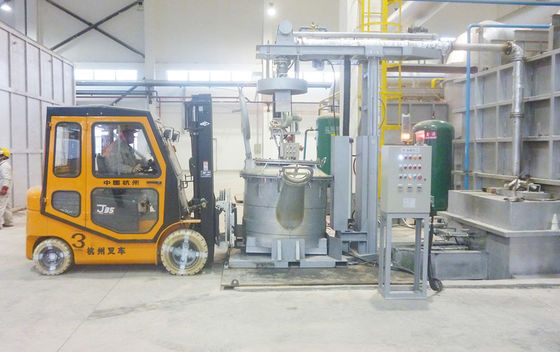 Glatte Oberflächenveredelung geschmolzenes Aluminium-Transfer-Kesseln für hohe Kapazität Kg 1000KG und glatte Aluminium-Transfer