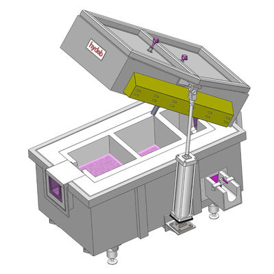 Maximale Temperatur hängt von der Filtrationsbox für geschmolzenes Aluminium ab