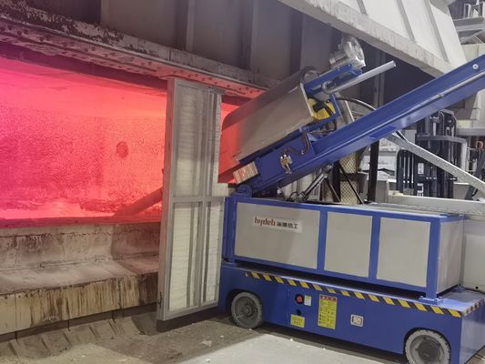 Partikelgröße von Raffinationsflüssen ≤5 mm 15 kW Gesamtleistung Aluminium-Entgasmaschine für die fortgeschrittene Entgasung