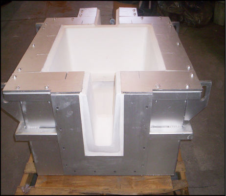 Anpassbare Aluminiumschmelzgießerei Höchsttemperatur hängt von der Materialplatte ab Abmessung 15'*15'*1
