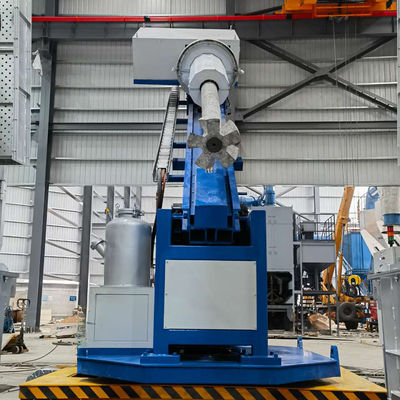 Rotationsflussinjektor mit Servomotor-Einspritzdruckregelung 0-300 mm/s Geschwindigkeit und 25 MPa Druck für die Aluminiumraffination