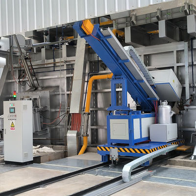 Rotationsflussinjektor mit Servomotor-Einspritzdruckregelung 0-300 mm/s Geschwindigkeit und 25 MPa Druck für die Aluminiumraffination