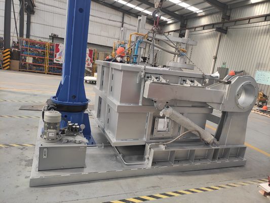 Inline-Rotorentgasungsanlage für Aluminiumschmelze 0 - 1200 °C Temperaturbereich Abmessungen 1200 x 800 x 1500 mm Hocheffiziente Gasentfernung Robuste Stahlkonstruktion